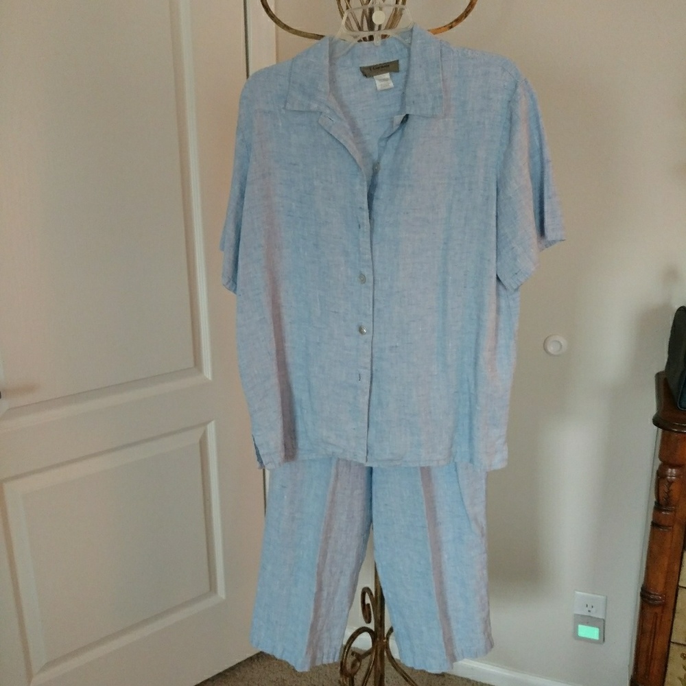 T. Garment summer blouse and crop pants set